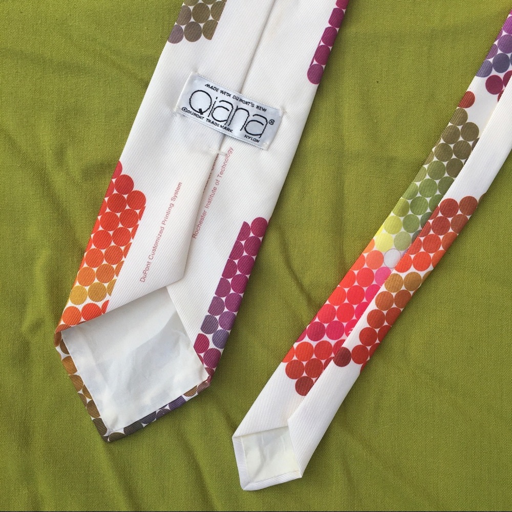 70’s DuPont Rainbow Module Wide Tie~ - Picture 2 of 4